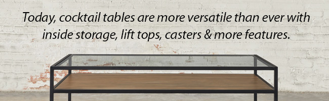 Cocktail Tables | Cocktails, Coffee & Conversation | Jordan's Furniture Life&Style Blog