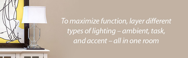 Layering Lighting | Live on the Bright Side | Jordan's Furniture Life&Style Blog