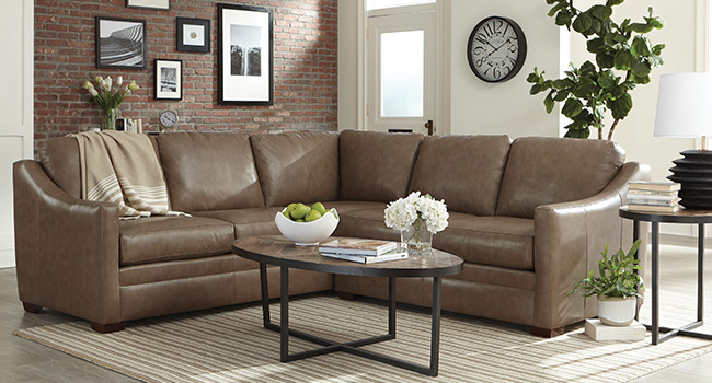 Living Room Sectional with coffee table