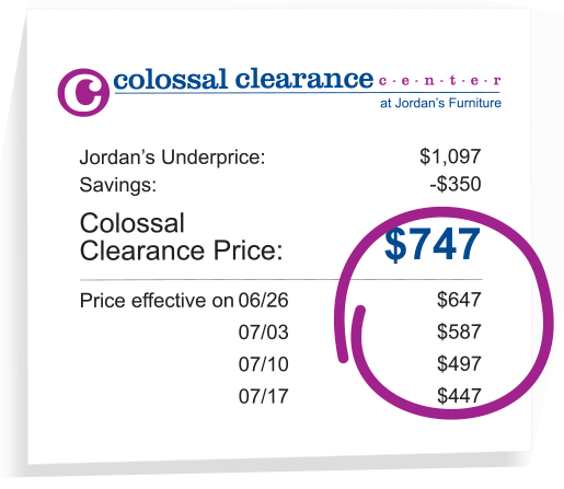 Colossal Clearance Center At Jordan S Furniture In Avon Ma