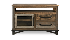 Distressed TV Console & Entertainment Center