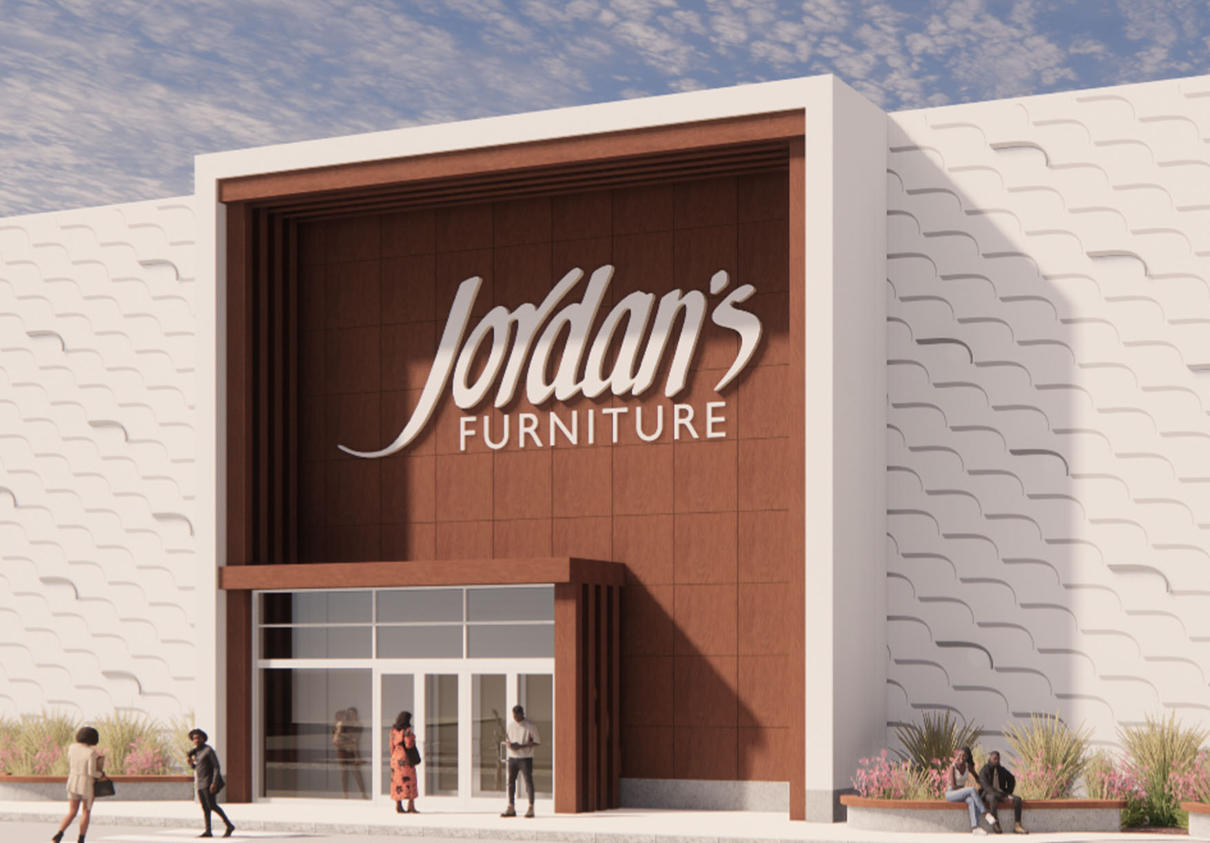Jordan's Furniture Showroom