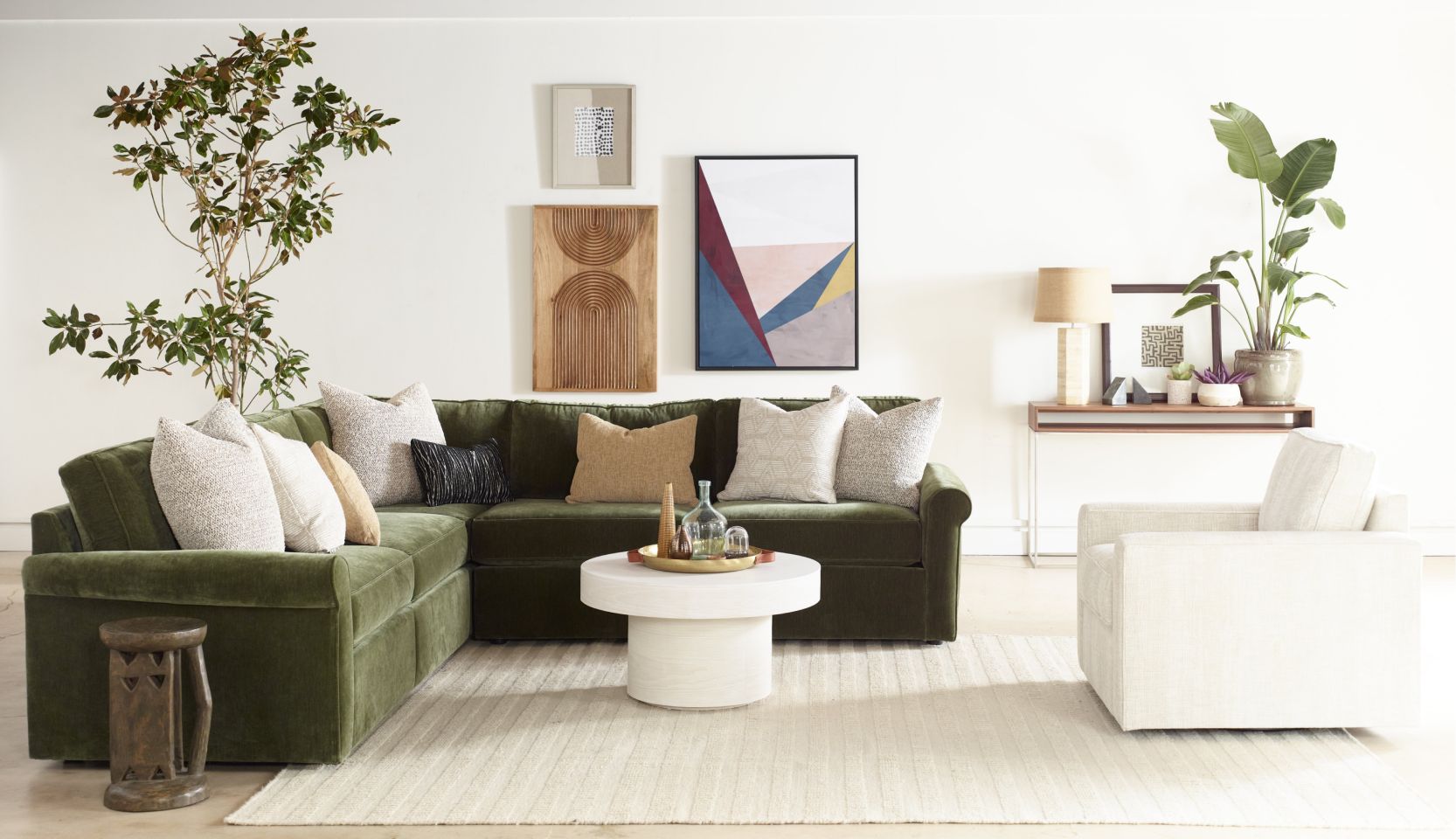 Reformation green sectional
