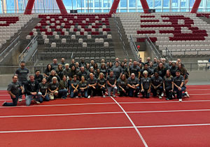 J-Team posing after packing meals