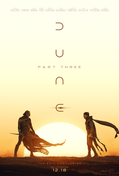 Dune: Part Three movie poster