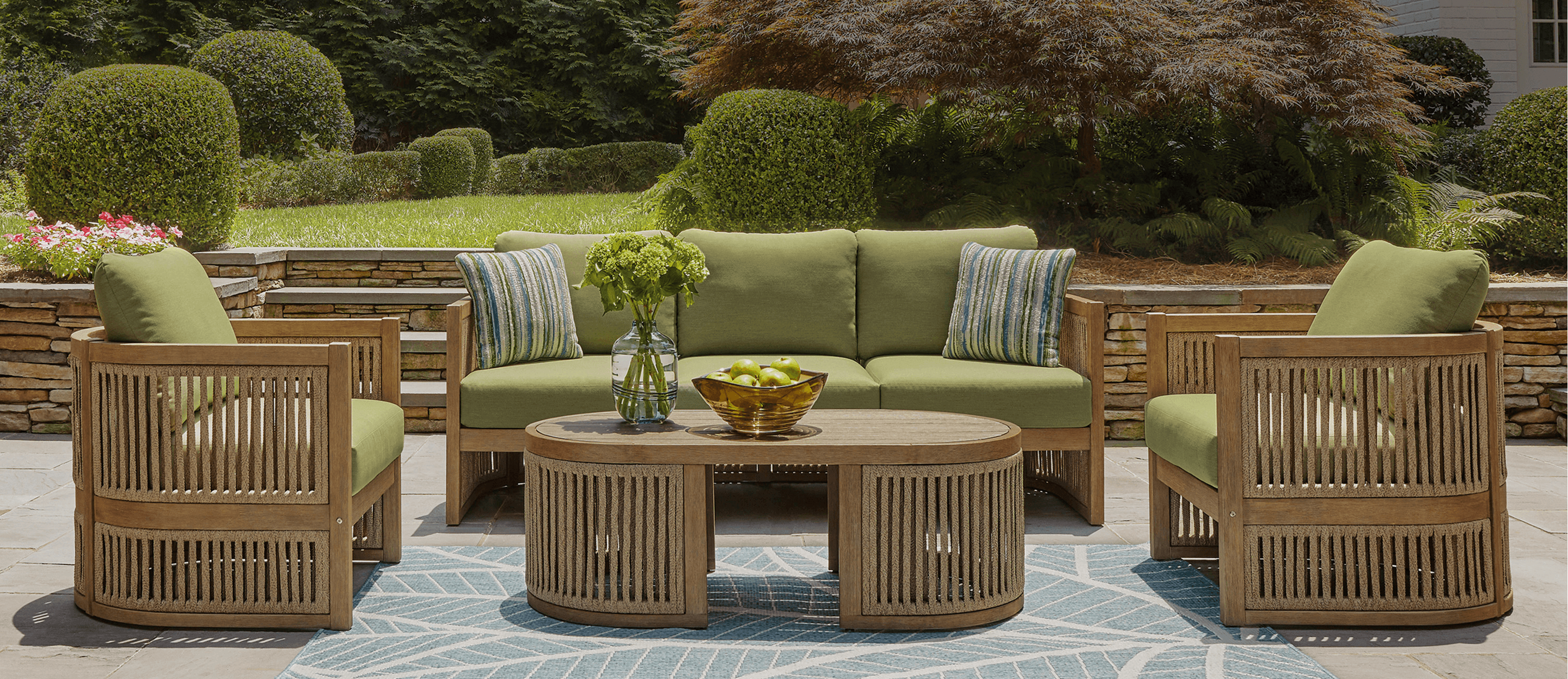 Outdoor Lounge Scene
