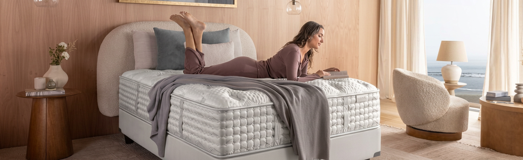 Women laying on airleoom mattress