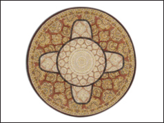8' round Dining Room area rug on sale at Jordan's Furniture stores in CT, MA, NH, and RI