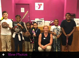 Jordan's Furniture partners with the New Haven YMCA Youth Center for the 2018 Double Play Youth Baseball Program
